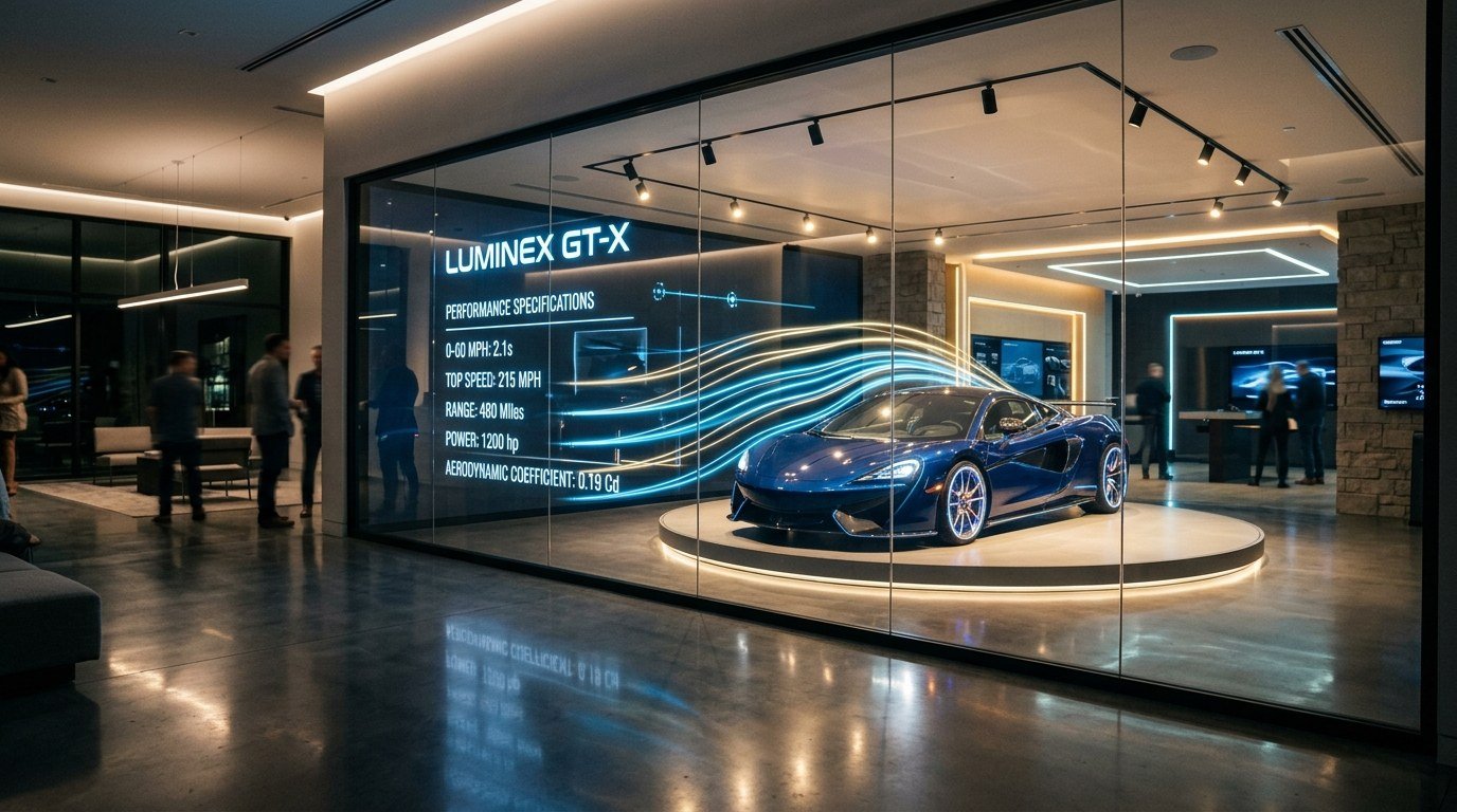Mesh Series see-through LED display