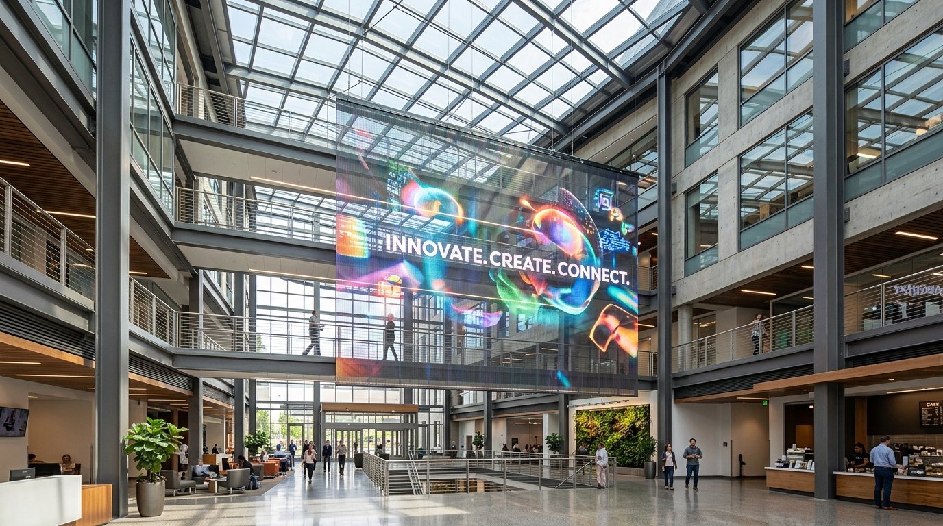Poster Series transparent LED display
