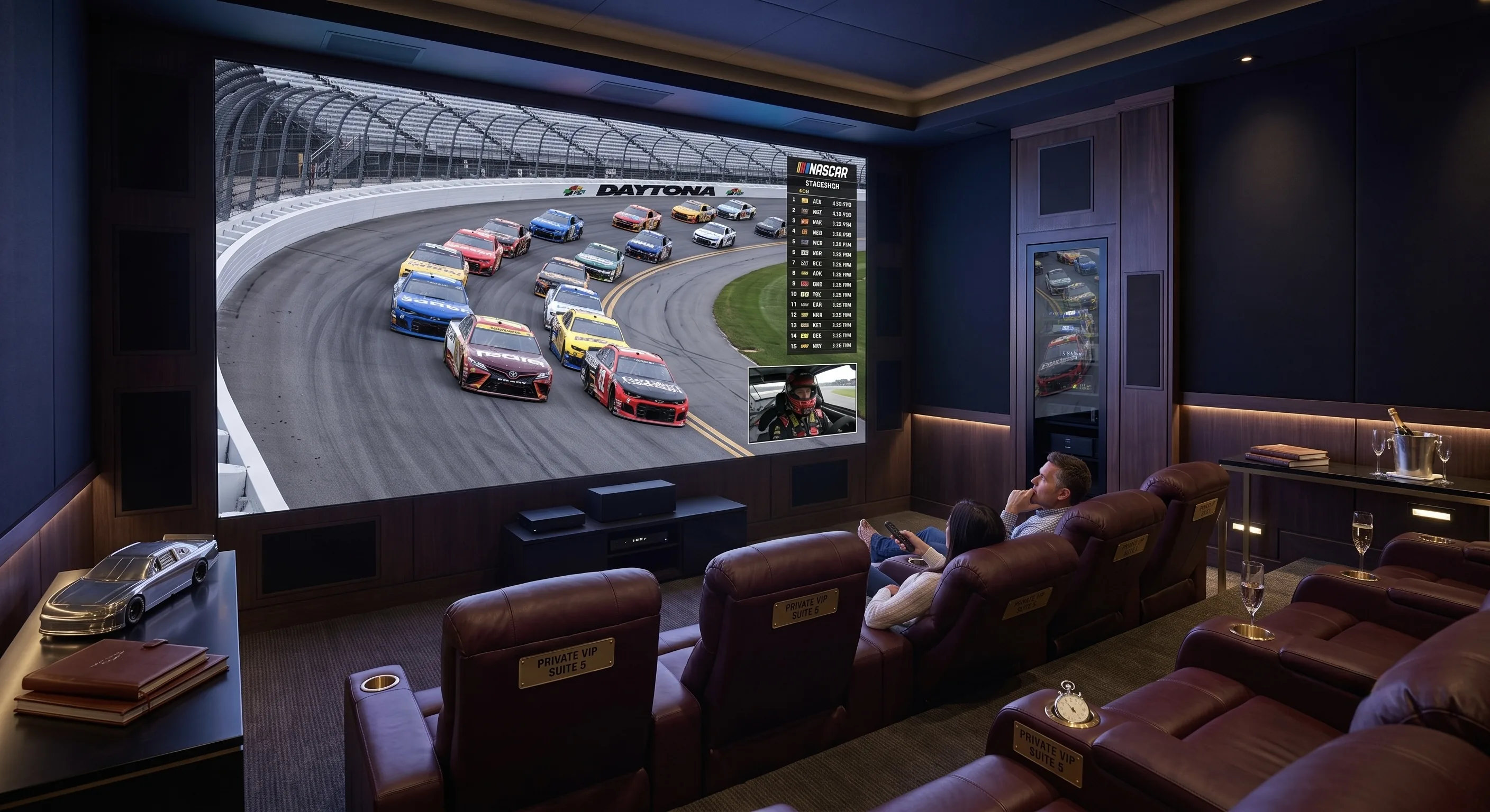 Indoor LED video wall application for an entertainment venue